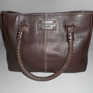 Great Kate Spade chocolate brown shoulder bag